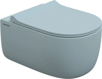 Унитаз подвесной BERGES Ego матовый голубой