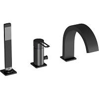 Смеситель для ванны Paffoni Ringo черный