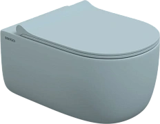 Унитаз подвесной BERGES Ego матовый голубой