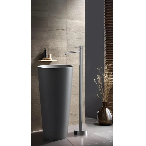 Смеситель для раковины Акватек Европа хром AQ1309CR (детальная фотография), современные, hi-tech