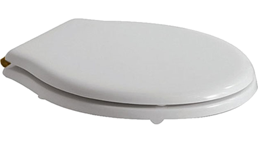 Крышка-сиденье с микролифтом Globo Paestum белое/бронза PA139bi/br (детальная фотография)