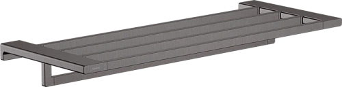 Полотенцедержатель Hansgrohe AddStoris шлифованный черный хром - фото 6