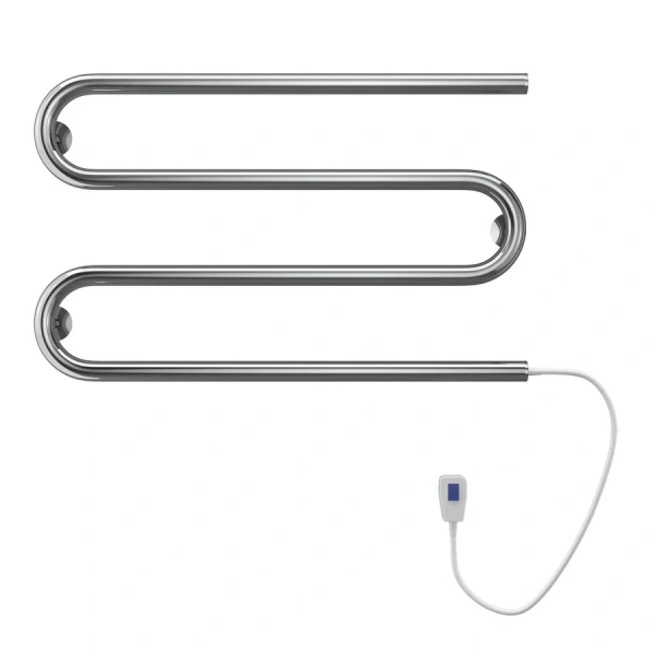 Полотенцесушитель электрический Terminus M-образный 600x350 нержавеющая сталь 4620768883927 (детальная фотография)