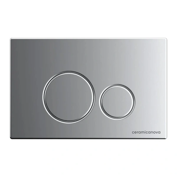 Унитаз с инсталляцией Ceramica Nova Metric кнопка хром матовый CN3007_1001M_1000 (детальная фотография), в наличии index_1