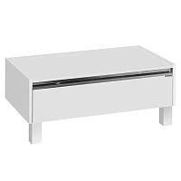 Тумба напольная Акватон Капри 80 см белый глянец