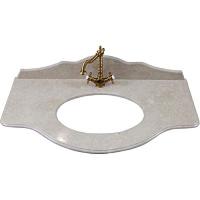 Столешница, 1 отверстие под смеситель, цвет botticino, La Beaute Joanna