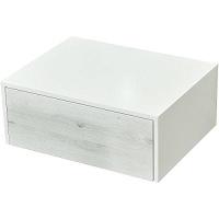 Тумба подвесная Акватон Сакура 60 см ольха наварра, белый глянец