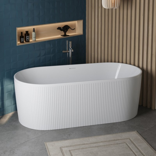 Ванна акриловая BelBagno 170x80 см белая матовая BB411-1700-800-MATT (детальная фотография), акриловые