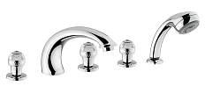 Смеситель для ванны Migliore Axo Swarovski хром