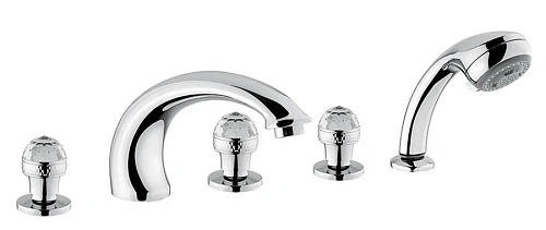 Смеситель для ванны Migliore Axo Swarovski хром - фото 1