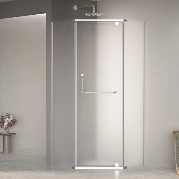 Душевой уголок RGW Passage PA-081 80x80 см профиль хром, стекло матовое 35088188-21 (детальная фотография)