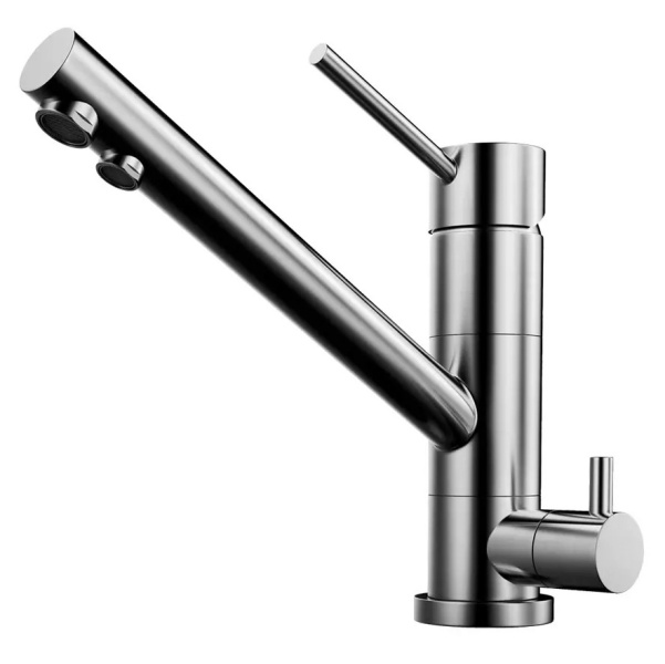 Смеситель для питьевой воды Omoikiri Tonami BN нержавеющая сталь 4994018 (детальная фотография)