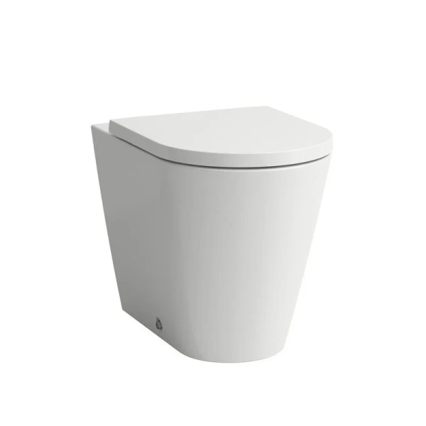 Унитаз напольный Laufen Kartell белый с выпуском Vario 8.2333.1.000.000.1 (детальная фотография)