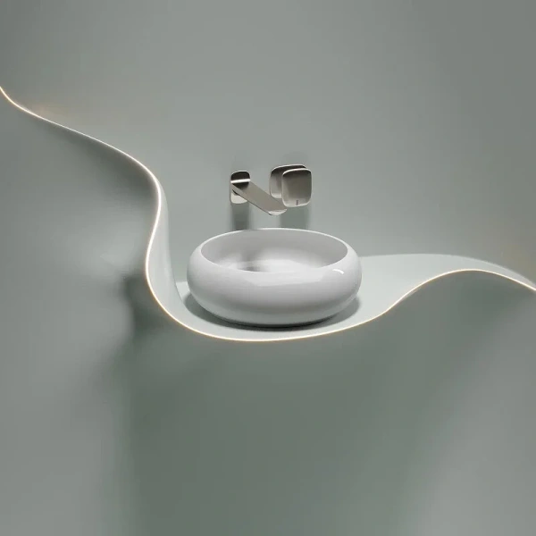 Раковина Ceramica Nova Element 36 см белая CN6050 (детальная фотография), одинарные