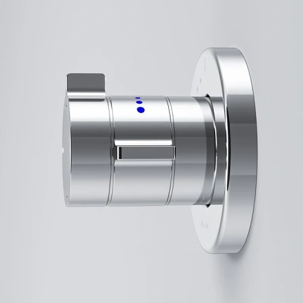 Смеситель для душа Am.Pm X-Joy с термостатом F85A65600 (детальная фотография), скрытого монтажа, встраиваемые в стену