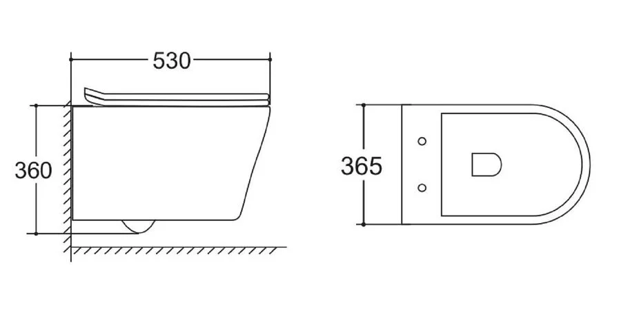 Унитаз подвесной Vincea Vito белый VT1-23 (детальная фотография), недорогие, безободковые, сиденье с микролифтом , с антивсплеском