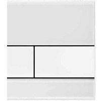 Клавиша смыва, цвет стекла белый, цвет кнопки белый, Tece TECEsquare Urinal 9242800