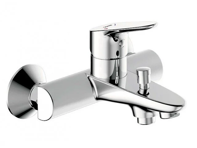 Смеситель для ванны Bravat Drop F64898C-B (детальная фотография), современные, hi-tech
