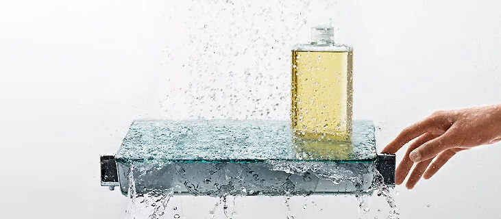 Смеситель для душа Hansgrohe Ecostat Select 13161 термостатический (детальная фотография), с термостатом