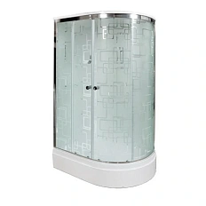 Душевая кабина Deto EM 120x80 см с радио