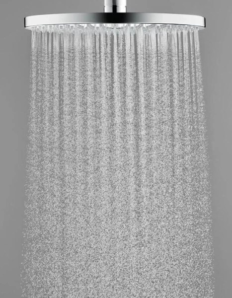 Душевая стойка Hansgrohe Raindance Select S шлифованный черный хром 27633340 (детальная фотография), в наличии