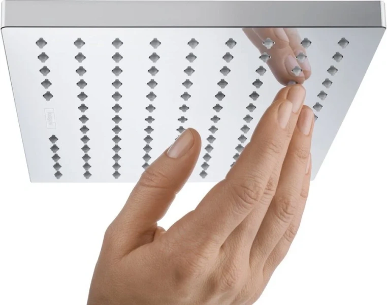 Верхний душ Hansgrohe Vernis Shape 26283 с одним типом струи (детальная фотография), современные, hi-tech