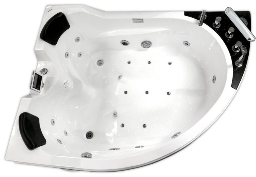 Ванна акриловая Gemy G9086 170х133 см (детальная фотография), белые