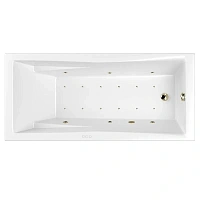 Ванна гидромассажная Whitecross Palace 0104.180080.100.RELAX.BR, 180 x 80 см, форсунки бронза