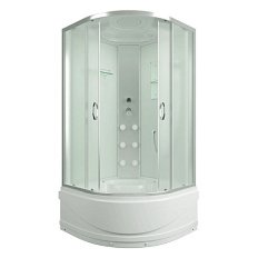 Душевая кабина Erlit Comfort 90х90 см стекло матовое