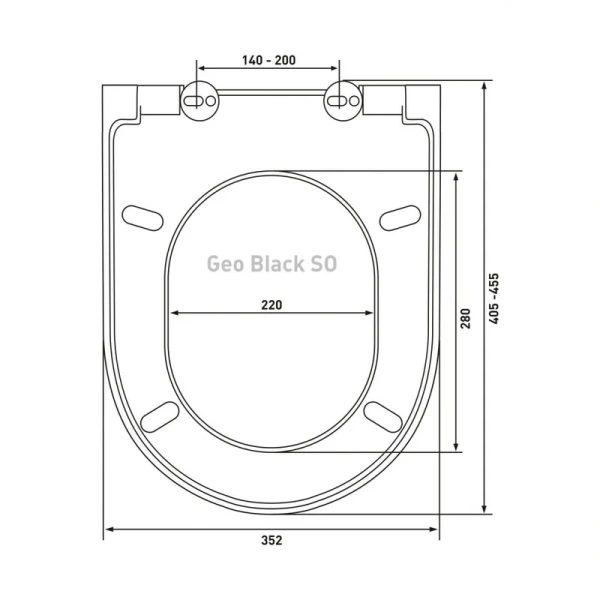 Крышка-сиденье с микролифтом BERGES Geo черная 015113 (детальная фотография), с микролифтом index_2