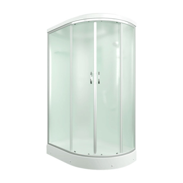 Душевая кабина Erlit Comfort 120х80 см стекло матовое ER3512PL-C3-RUS (детальная фотография), c низким поддоном