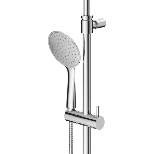 Душевая стойка Cezares Leaf хром LEAF-CVDA-30-L-01 (детальная фотография), с тропическим душем