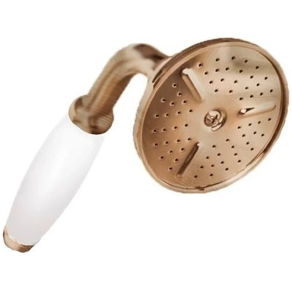 Лейка для душа Cezares CZR бронза ручка белая CZR-U-D1FC-02-Bi (детальная фотография)