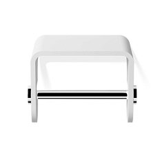 Бумагодержатель Decor Walther Stone белый/хром