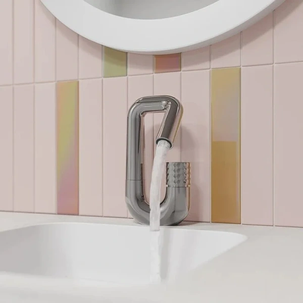 Смеситель для раковины IDDIS Twist хром TWISBBTi01 (детальная фотография), на раковину