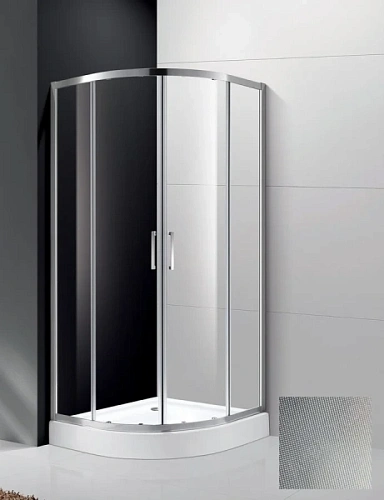 Душевой уголок Cezares Molveno 80х80 см рифленое стекло - фото 2