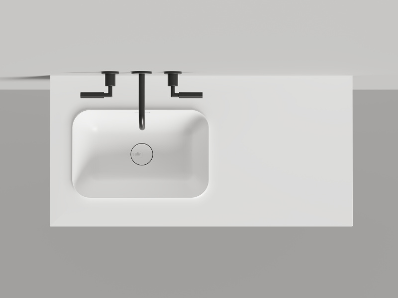 Раковина Salini Onda Edge Round 200 см белый матовый 14022051MN (детальная фотография)