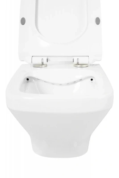 Унитаз подвесной BelBagno Sela безободковый белый BB3201CHR (детальная фотография), в наличии