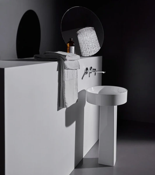 Смеситель для раковины Ideal Standard Connect Air настенный A7009AA (детальная фотография), хром