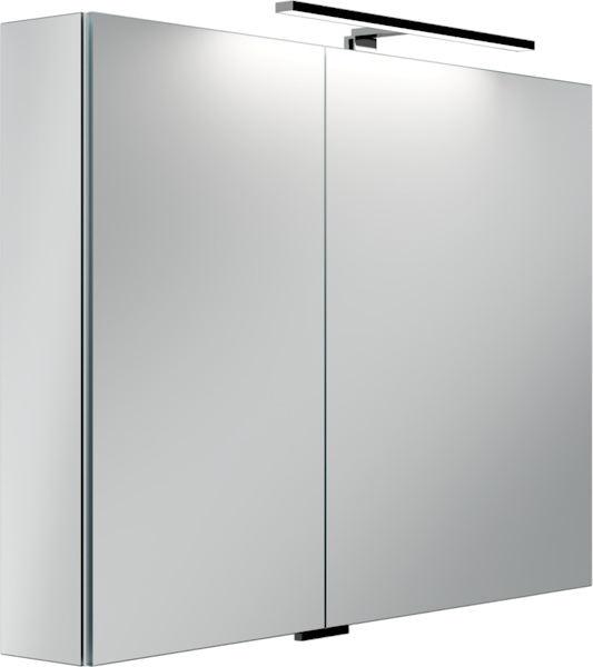 Зеркальный шкаф с подсветкой Sancos Hilton 100 см с розеткой Z1000 (детальная фотография)