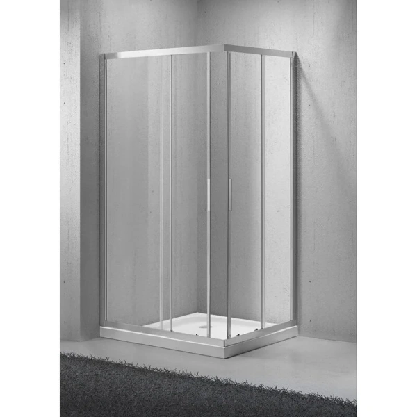 Душевой уголок BelBagno Sela 120х90 см стекло рифленое SELA-AH-2-120/90-P-Cr (детальная фотография)