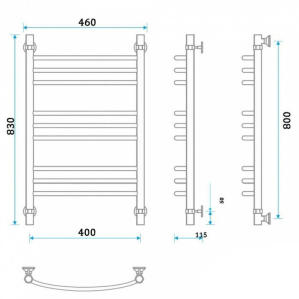 Схема (детальная фотография), хром