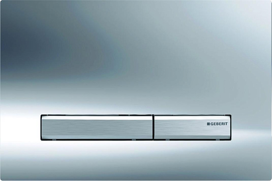 Клавиша смыва Geberit Sigma 50 хром глянцевый/кнопки матовый хром 115.788.21.2 (детальная фотография)