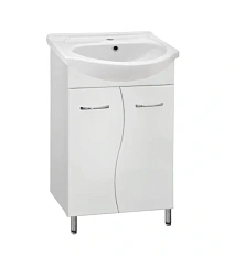 Тумба с раковиной напольная Style Line Эко Стандарт ЛС-00000099 56 см с дверцами