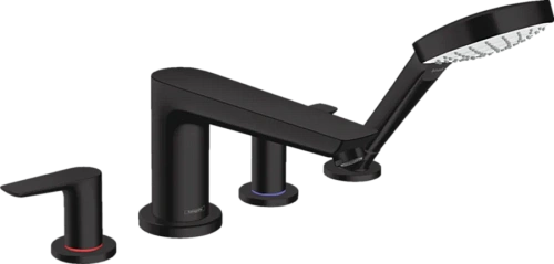 Смеситель для ванны Hansgrohe Talis E матовый черный - фото 3
