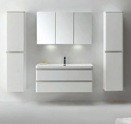 Тумба под раковину подвесная BelBagno Energia-N 120 см bianco lucido - фото 1