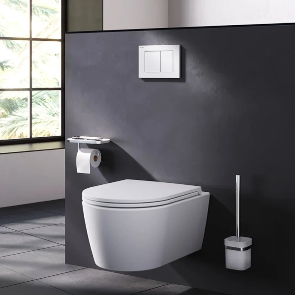 Клавиша смыва Am.Pm PrimeFit S белая глянцевая I090201 (детальная фотография) index_1