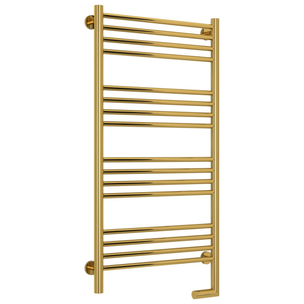 Полотенцесушитель электрический правый, цвет золото перемычка прямая Сунержа Богема 2.0 1000х500 03-5205-1050 (детальная фотография)