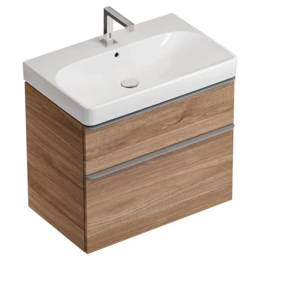 Раковина Geberit Smyle Square 75 см с отверстием для смесителя 500.249.01.1 (детальная фотография) index_1