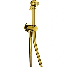 Гигиенический душ с держателем и шлангом Cisal Shower золото